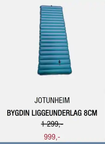 Sport 1 JOTUNHEIM BYGDIN LIGGEUNDERLAG 8CM tilbud
