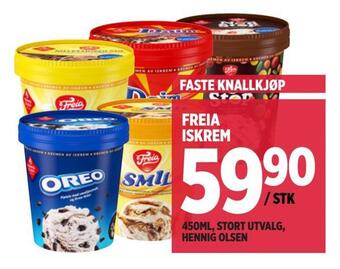 Jacobs Freia iskrem tilbud