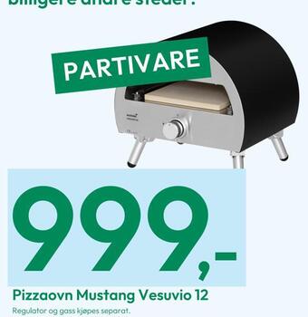 Gigaboks Pizzaovn mustang vesuvio 12 tilbud
