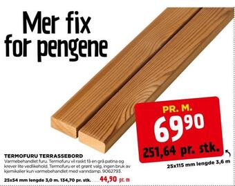 jem & fix Termofuru terrassebord tilbud