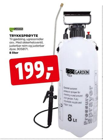 jem & fix Trykksprøyte tilbud