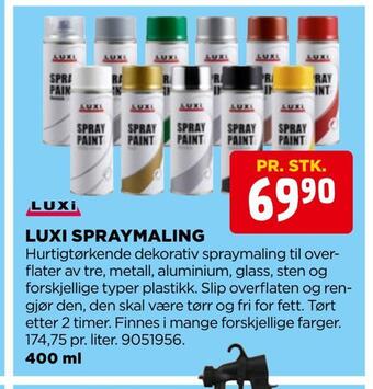 jem & fix Luxi spraymaling tilbud