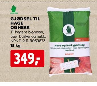jem & fix Gjødsel til hage og hekk tilbud
