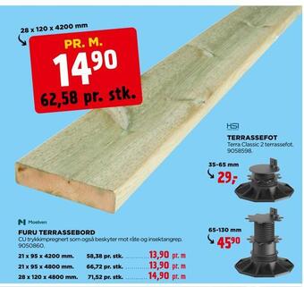jem & fix Furu terrassebord tilbud