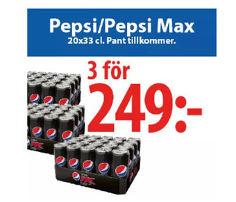 MaxiMat Charlottenberg Pepsi/Pepsi Max tilbud
