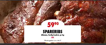 MaxiMat Nordby SPARERIBS tilbud