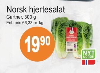 Joker Norsk hjertesalat tilbud