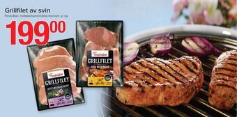 Spar Grillfilet av svin tilbud
