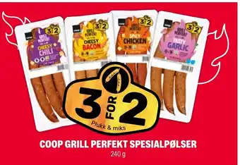 Coop Extra COOP GRILL PERFEKT SPESIALPØLSER tilbud