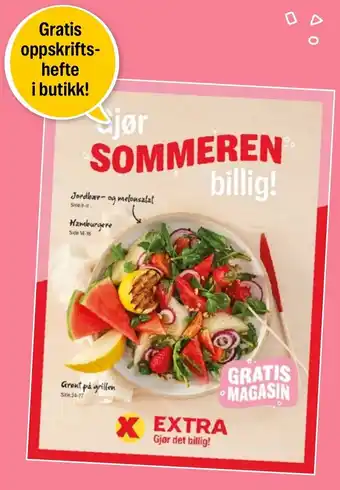 Coop Extra X EXTRA Gjør det billig! tilbud