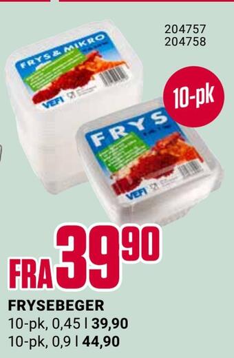 Europris Frysebeger tilbud