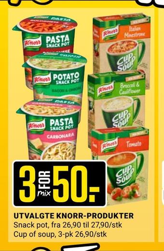Europris Utvalgte knorr-produkter tilbud