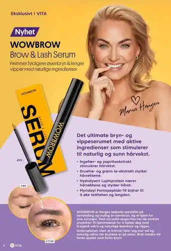 VITA Brow & lash serum tilbud