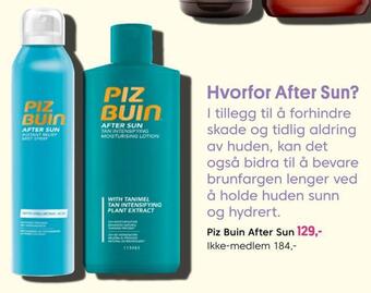 VITA Piz buin after sun tilbud