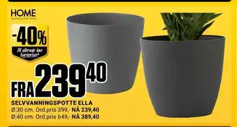 Europris Selvvanningspotte ella tilbud