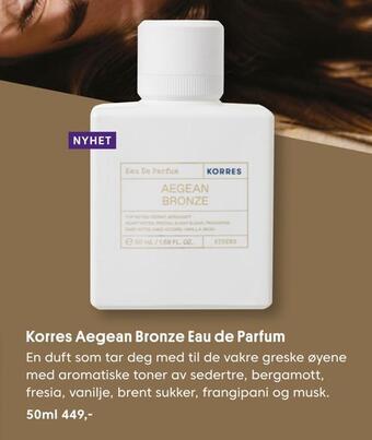 VITA Korres aegean bronze eau de parfum tilbud