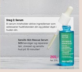 VITA Sensilis skin rescue serum sos tilbud
