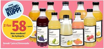 Coop Extra Smak juice tilbud