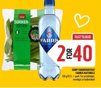 Coop Prix Farris mineralvann tilbud