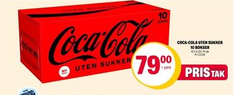 Coop Extra Coca-cola zero brus tilbud