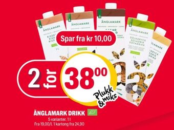Coop Extra Änglamark sjokolademelk tilbud