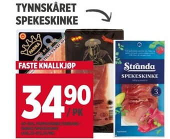 Meny TYNNSKÅRET SPEKESKINKE tilbud