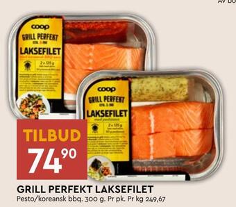Coop Mega Grill perfekt laksefilet tilbud