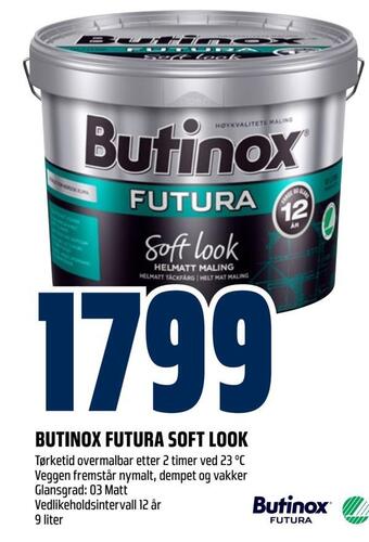 Obs Bygg Butinox futura soft look tilbud