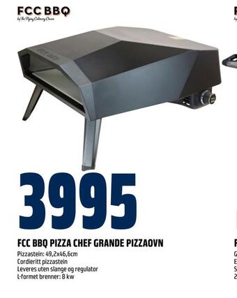 Obs Bygg Fcc bbq pizza chef grande pizzaovn tilbud
