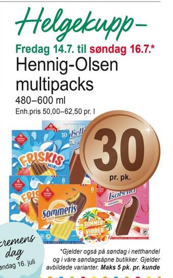 Joker Hennig-olsen multipacks tilbud