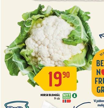Coop Prix Norsk blomkål tilbud