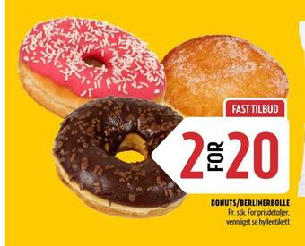 Coop Prix Donuts/berlinerbolle tilbud