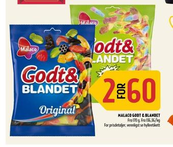 Coop Prix Malaco godt & blandet tilbud