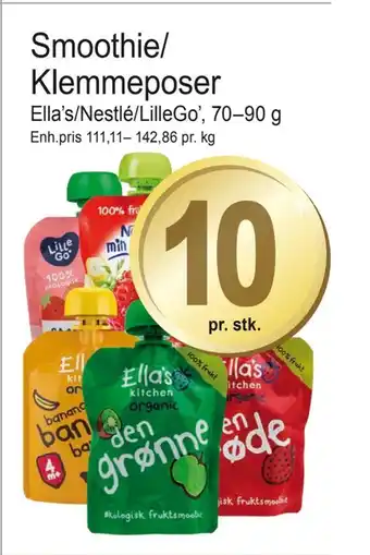 Joker Smoothie/ klemmeposer tilbud