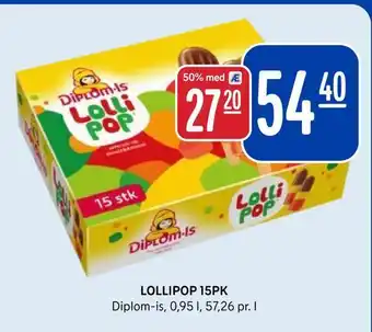 Rema 1000 Lollipop 15pk tilbud