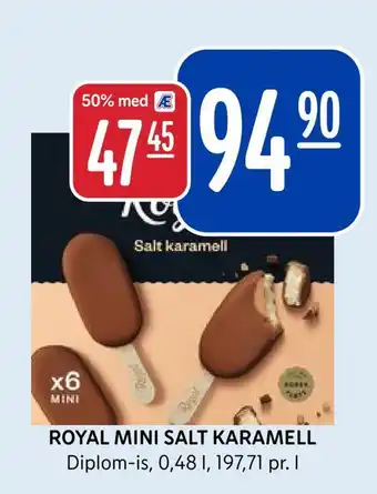 Rema 1000 Royal mini salt karamell tilbud