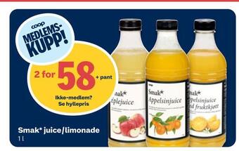 Smak* juice/limonade