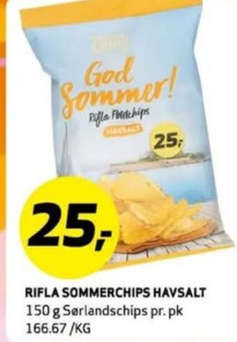 Bunnpris Sørlandschips chips tilbud