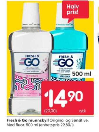 Rusta Fresh & go munnskyll tilbud