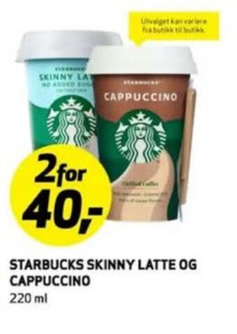 Bunnpris Starbucks iskaffe tilbud