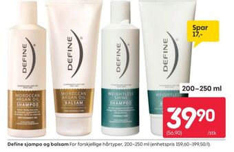 Rusta Define balsam tilbud