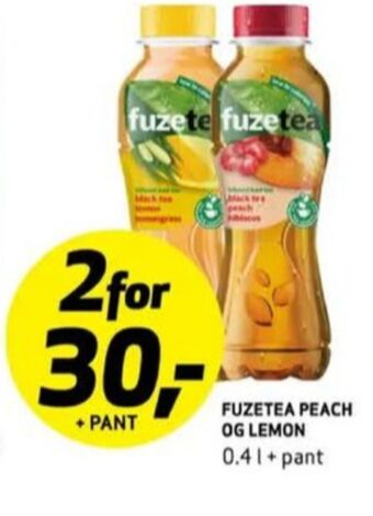 Bunnpris Fuze tea iste tilbud