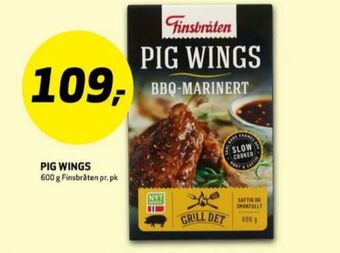 Bunnpris Finsbråten pig wings tilbud