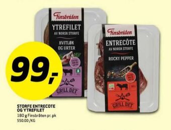 Bunnpris Finsbråten entrecôte tilbud