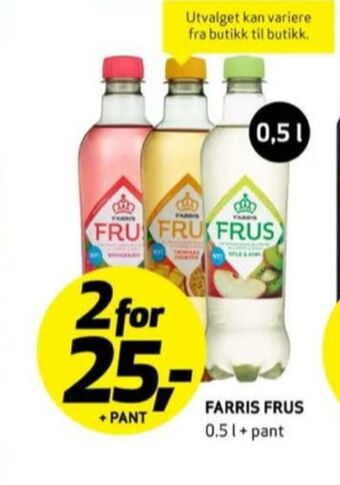 Bunnpris Frus mineralvann tilbud