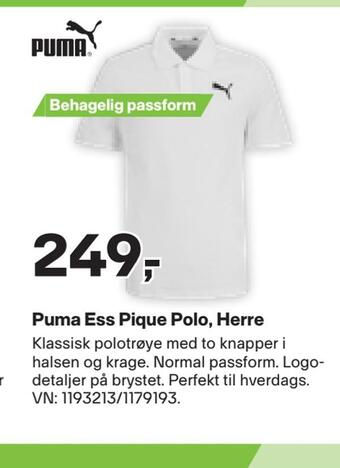 XXL Sport Puma ess pique polo, herre tilbud