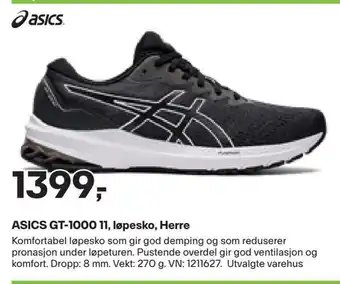 XXL Sport Asics gt-1000 11, løpesko, herre tilbud