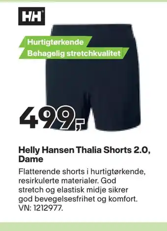 XXL Sport Helly hansen thalia shorts 2,0, dame tilbud