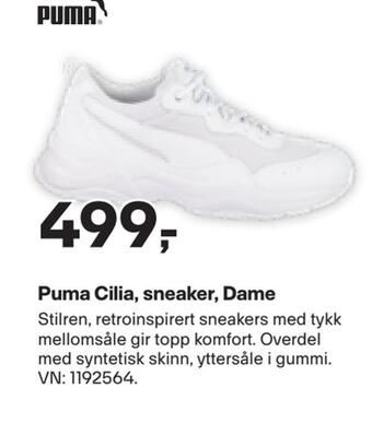 XXL Sport Puma cilia, sneaker, dame tilbud