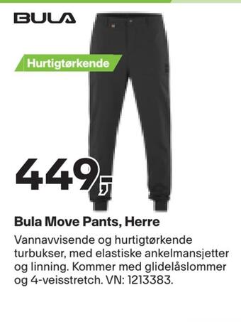 XXL Sport Bula move pants, herre tilbud